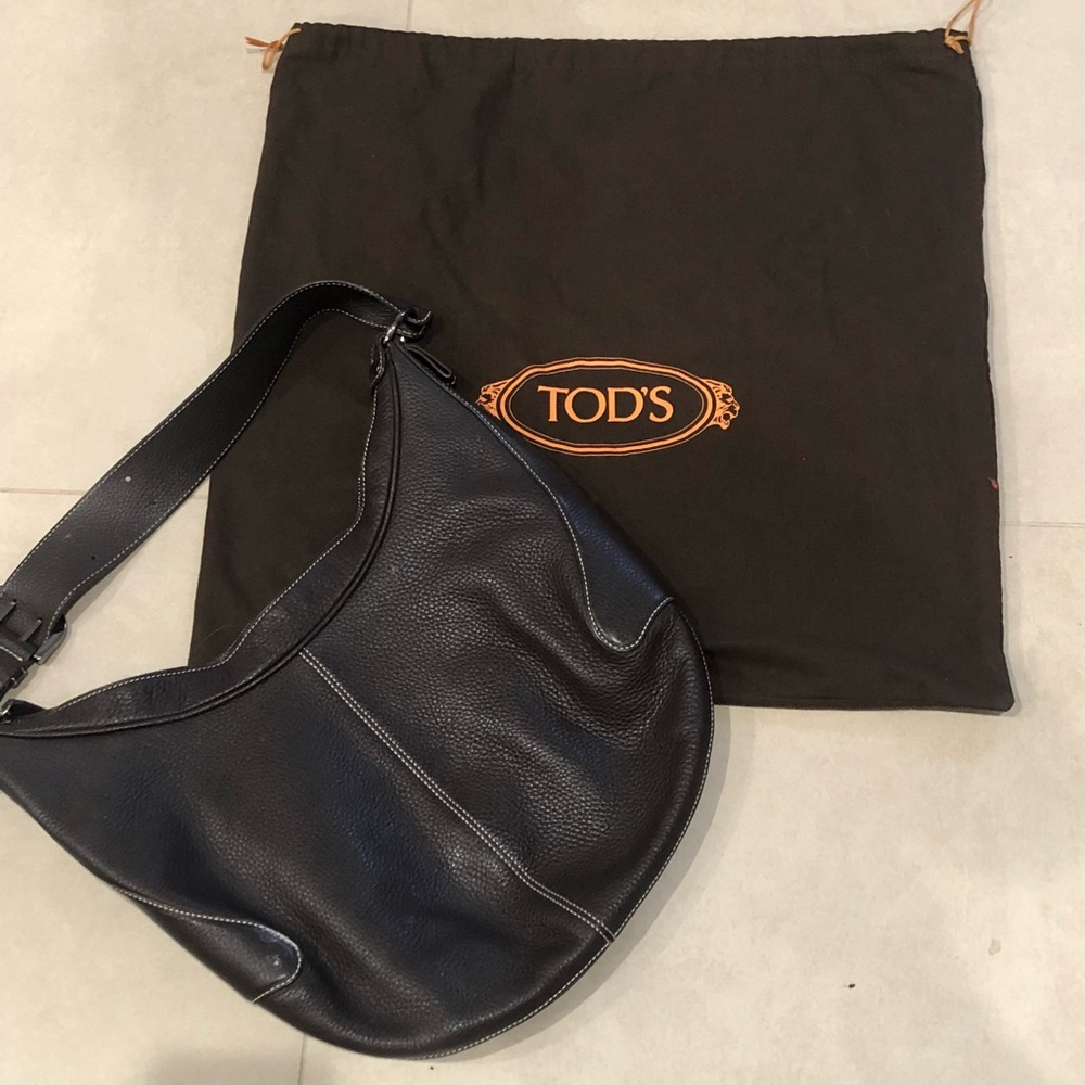 Tods fullsize long strap handbag